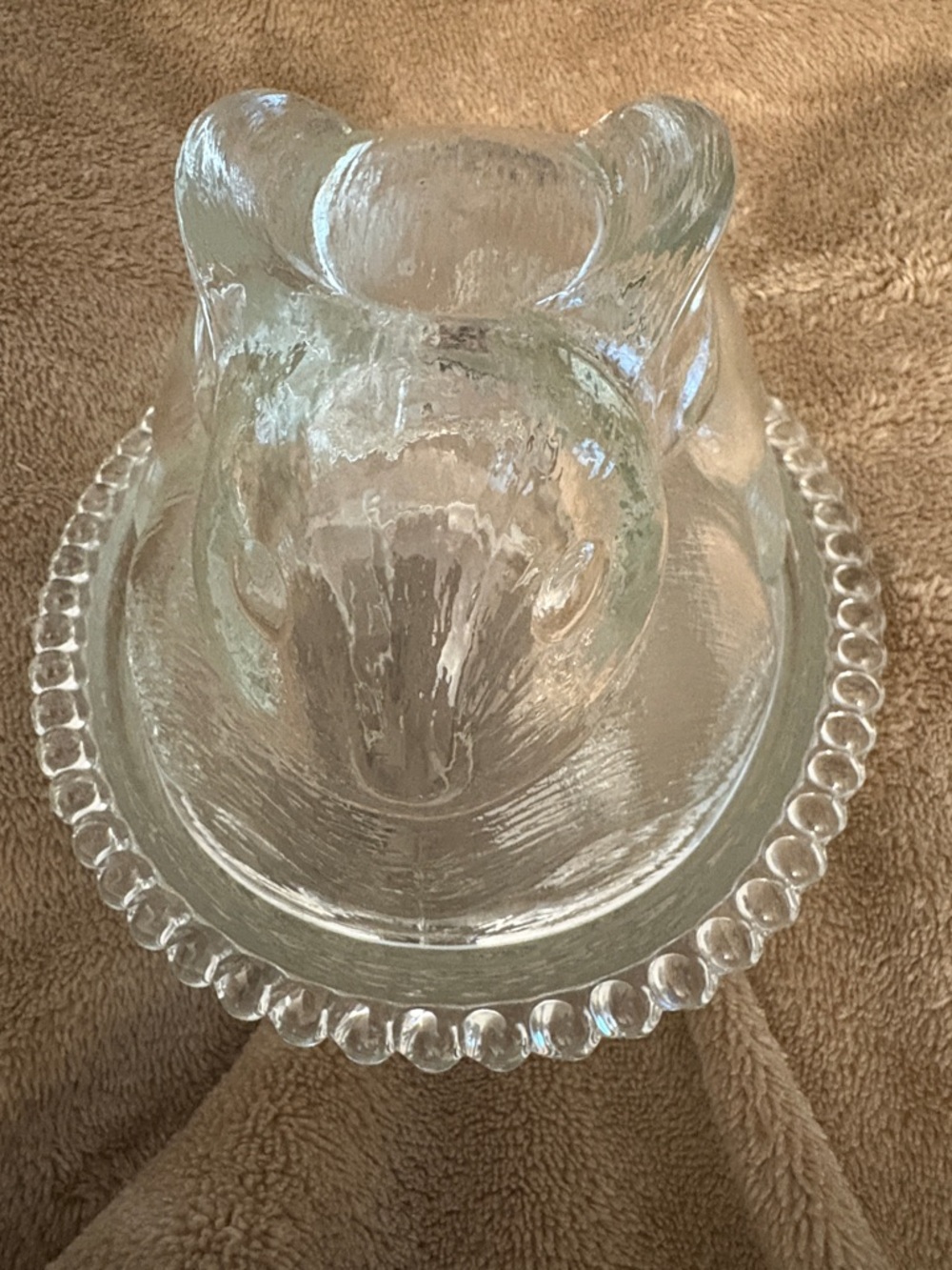 Indiana Glass Bunny on Nest - Picture 2 of 10